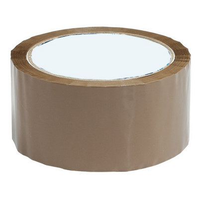Faithfull FAITAPEPAR Parcel Tape 48mm X 50m Brown | Rapid Electronics