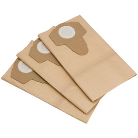 Draper Paper Dust Bags, 30L (Pack of 3) 68304