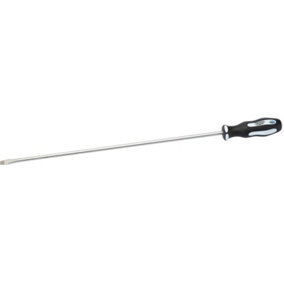 Draper Plain Slot Extra Long Reach Soft Grip Screwdriver, 8 x 450mm 63592