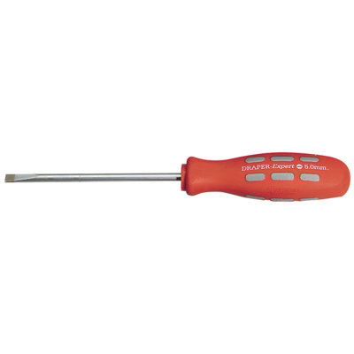 Draper Plain Slot Parallel Tip Mechanic's Screwdriver, 100 x 5.0mm (Sold Loose) 67853