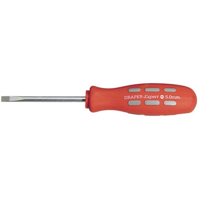 Draper Plain Slot Parallel Tip Mechanic's Screwdriver, 75 x 5.0mm (Sold Loose) 67852