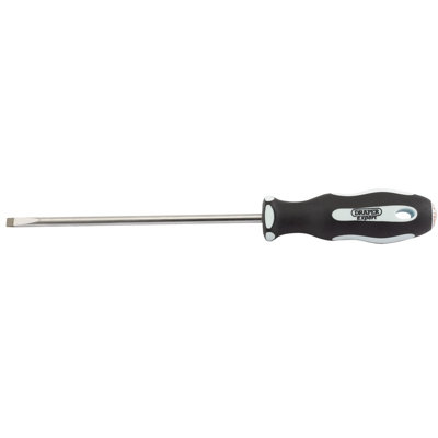 Draper Plain Slot Soft Grip Parallel Tip Screwdriver, 5.5 x 150mm 34974