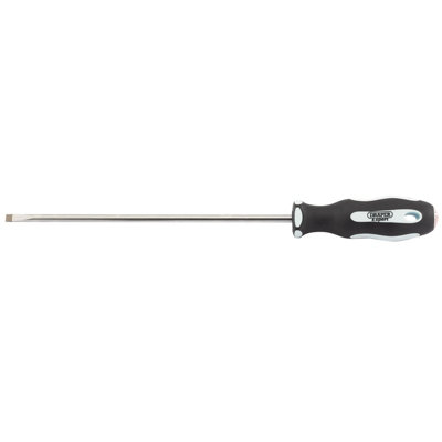 Draper Plain Slot Soft Grip Parallel Tip Screwdriver, 5.5 x 200mm 34975