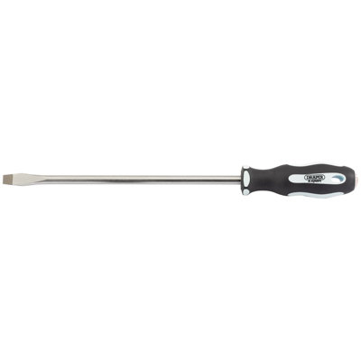 Draper Plain Slot Soft Grip Screwdriver, 10 x 250mm 34981