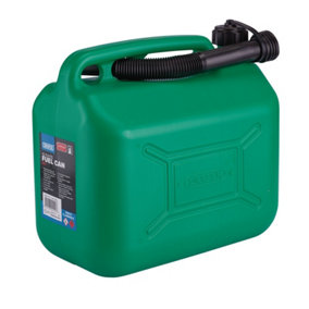 Draper Plastic Fuel Can, 10L, Green 09055