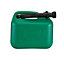 Draper Plastic Fuel Can, 5L, Green 09052