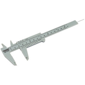 Draper Plastic Vernier Caliper, 0 - 150mm or 6" 73863