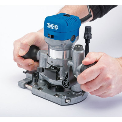 Draper Plunge Base for Trimming Router Converts Trimmer to Plunge ...