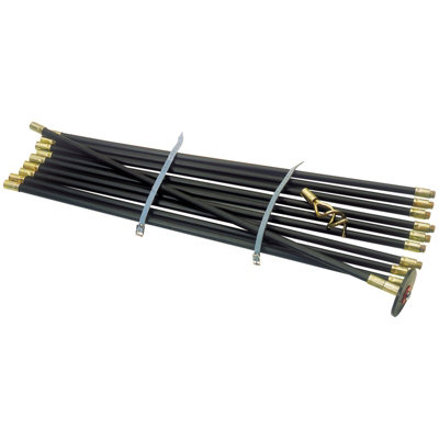 Draper Polypropylene Drain Rod Set, 9m (12 Piece) 23540