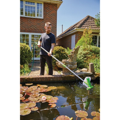 Draper Pond & Pool Vacuum Cleaning Kit with Skimming Net For Removing Debris & Dirt