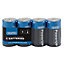 Draper PowerUP Ultra Alkaline C Batteries (Pack of 4) 03977