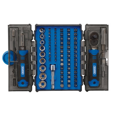 Draper Ratchet and Screwdriver Bit Set (78 Piece) 28029