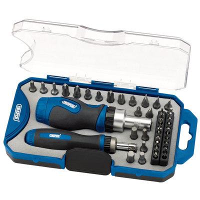 Draper  Ratchet Screwdriver and Bit Set (42 Piece) 46479