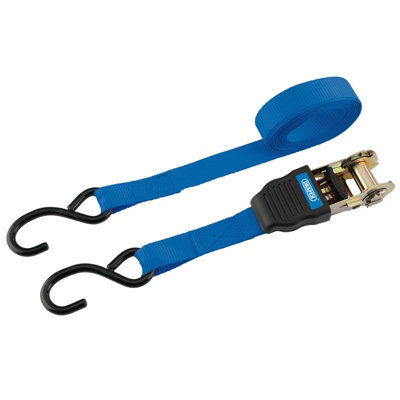 Draper Ratchet Tie Down Straps, 4.5m x 25mm, 225kg (2 Piece) 92769