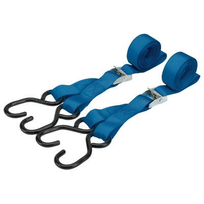 Draper Ratcheting Tie Down Straps, 2.5m x 25mm, 125kg (2 Piece) 60962 Price Comparisons | Compare The Build