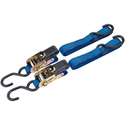 Draper Ratcheting Tie Down Straps, 3.5m x 25mm, 250kg (2 Piece) 60964 ...