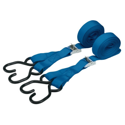 Draper Ratcheting Tie Down Straps, 5.0m x 25mm, 125kg (2 Piece) 60963