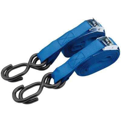 Draper Ratcheting Tie Down Straps, 5.0m x 25mm, 125kg (2 Piece) 60963