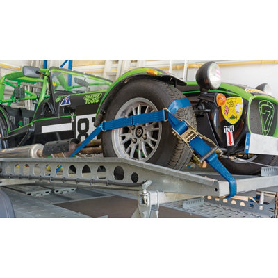 Draper Ratcheting Vehicle Tie Down Straps, 3m x 50mm, 2250kg 60970