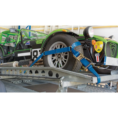 Draper Ratcheting Vehicle Tie Down Straps, 3m x 50mm, 2500kg 60969