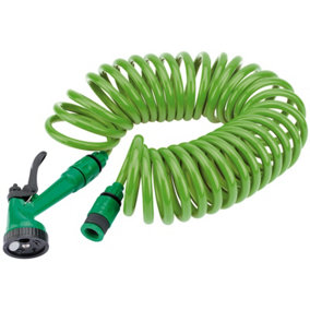 Draper Recoil Hose with Spray Gun and Tap Connector, 10m 83984