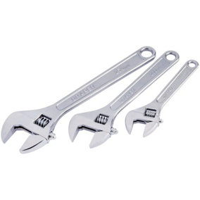 Draper Redline Adjustable Wrench Set (3 Piece) 67642