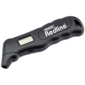 Draper Redline Digital Tyre Pressure Gauge, 0 - 100psi 68474