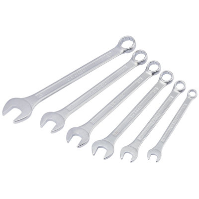 Draper Redline Metric Combination Spanner Set, 8 - 17mm (6 Piece) 68478