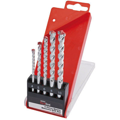 Draper Redline Metric Masonry Drill Set (5 Piece) 81005