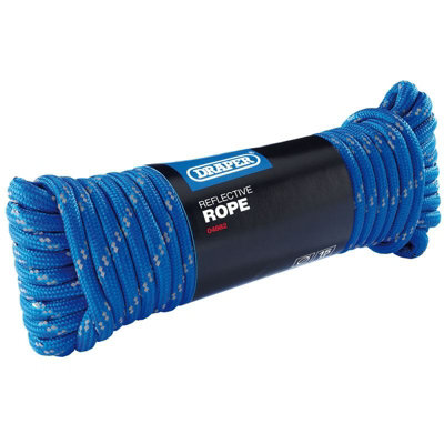 Draper Reflective Polypropylene Rope (15M x 9mm) (4882)