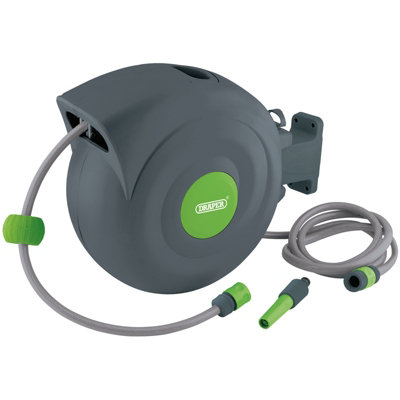 Draper Retractable Garden Hose Reel, 20m 15046