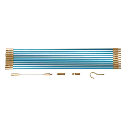 Draper Rod Cable Access Kit 10-Piece 330mm Polyester Rods Hook Flexible ...