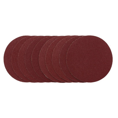 Draper  Sanding Discs, 125mm, Hook & Loop, 80G (Pack of 10) 02694