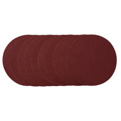 Draper  Sanding Discs, 230mm, 80 Grit (Pack of 10) 10370