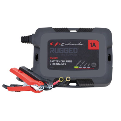 Draper Schumacher SPX457 Rugged 6/12V Battery Charger and Maintainer, 1A 12881