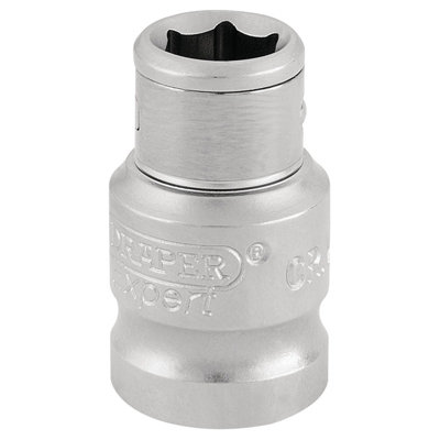 Draper Screwdriver Bit Holding Socket, 3/8" Sq. Dr. x 1/4" Hexagon 16809