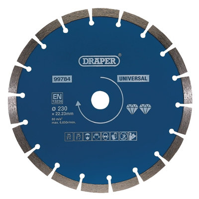 Draper  Segmented Diamond Blade, 230mm 99784