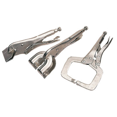 Draper Self Grip Clamp Kit (3 Piece) 33836