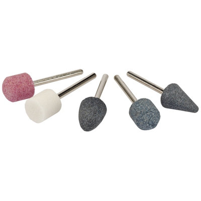 Draper Shank Mounted Grinding Point Set, 1/8" (5 Piece) 49294 DIY at B&Q