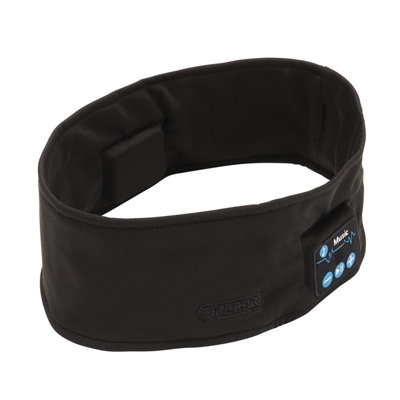 Draper  Smart Wireless Rechargeable Headband with USB Charging Cable, Black, One Size 28340
