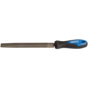Draper Soft Grip Engineer's Half Round File and Handle, 150mm 00009