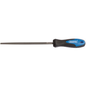 Draper Soft Grip Engineer's Round File and Handle, 150mm 00012