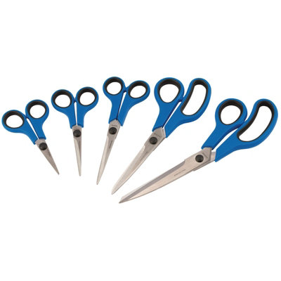 Draper Soft Grip Household Scissor Set (5 Piece) 75552