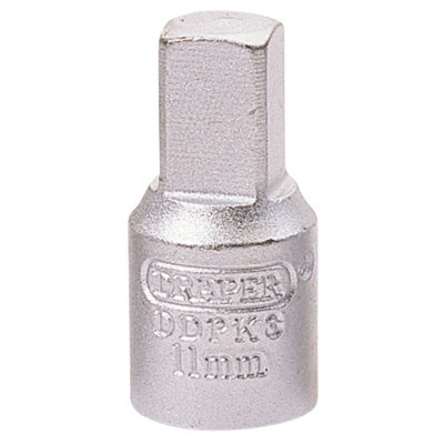 Draper Square Drain Plug Key, 3/8 Sq. Dr., 11mm 38322