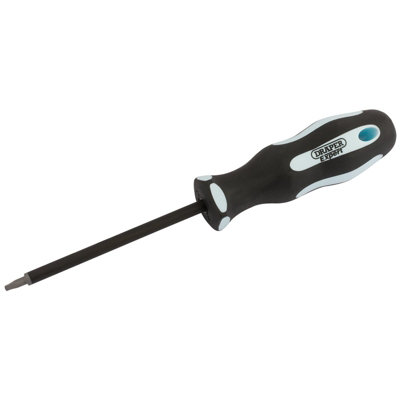 Draper Square Recess Soft Grip Security Screwdriver, S1 x 100mm 75365