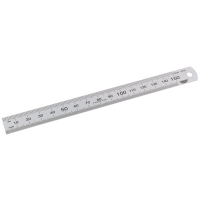 Draper Stainless Steel Rule, 150mm/ 6