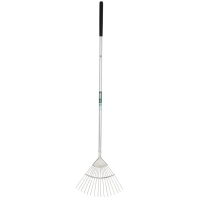 Draper  Stainless Steel Soft Grip Lawn Rake 83764