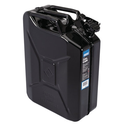 Draper Steel Fuel Can, 20L, Black 07257