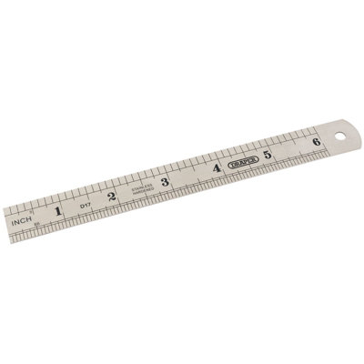 Draper Steel Rule, 150mm/6" 59633