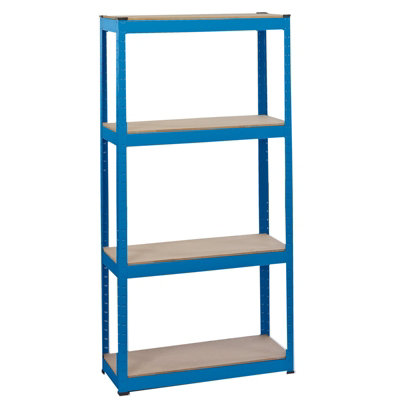 Draper  Steel Shelving Unit, 4 Shelves, L760 x W300 x H1520mm 21658